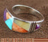 Multicolor And Turquoise Inlay Jewelry Silver Ring Size 6-3/4 RS38558